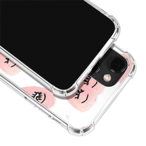 Bouffants and Broken Hearts Winking Hearts iPhone 14 Clear Case